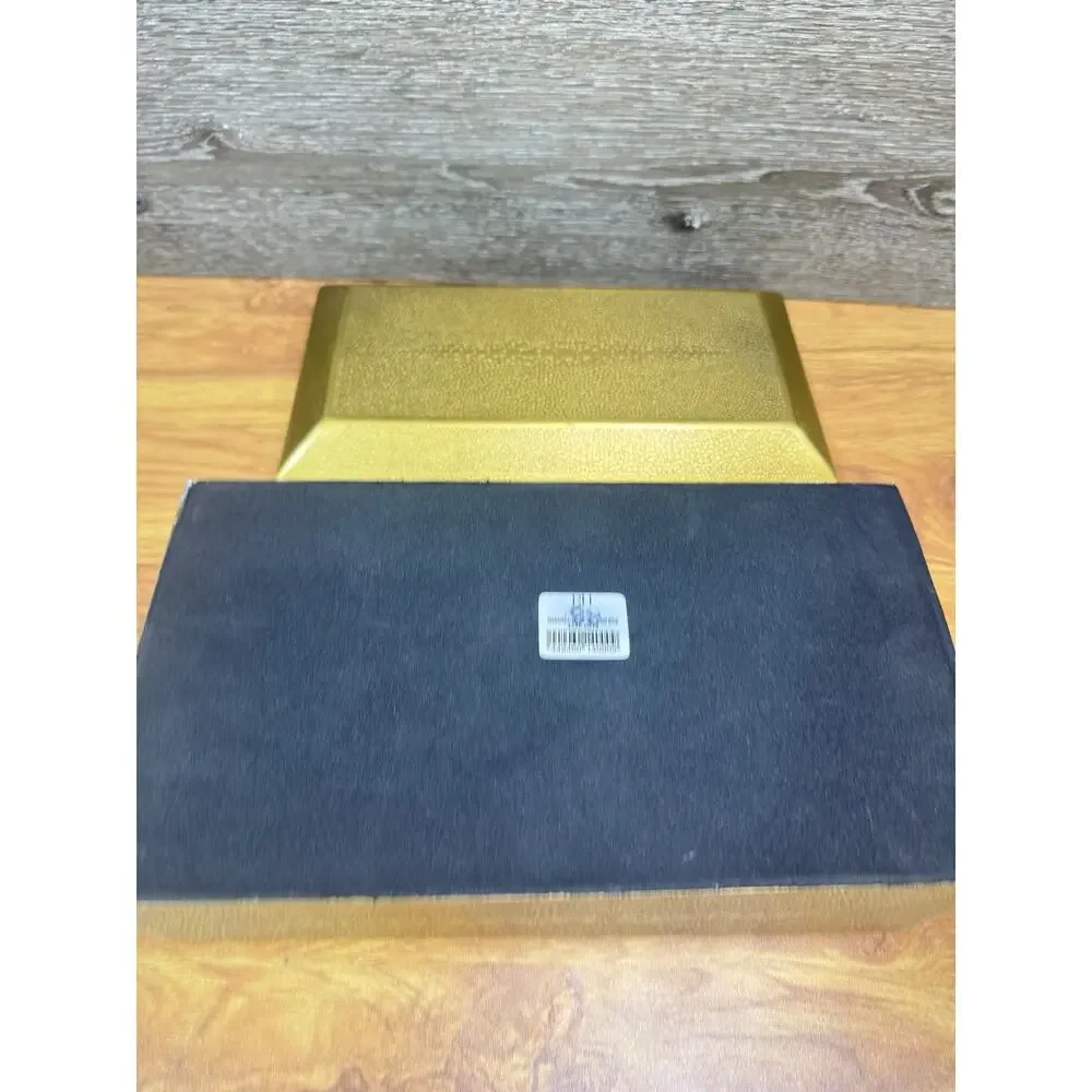 Restoration Hardware RH Etched Brass Faux Shagreen Decorative Box 11x6x5”